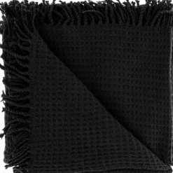 Sale Pronto Wonen Plaid Siziana 150x200cm zwart