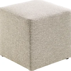 Hot Pronto Wonen Poef Roby 40x40 cm beige vierkant