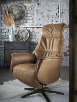 Discount Pronto Wonen Relaxfauteuil Artizo elektrisch verstelbare rug/voetensteun (small)