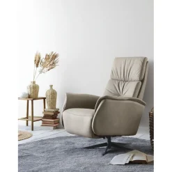 New Pronto Wonen Relaxfauteuil Initio verstelbare rug en voetensteun