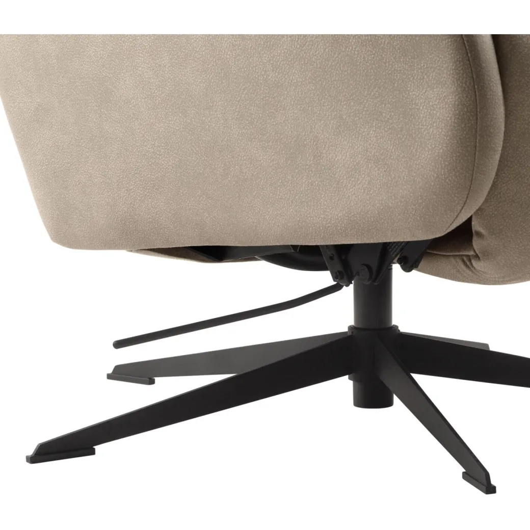 New Pronto Wonen Relaxfauteuil Initio verstelbare rug en voetensteun