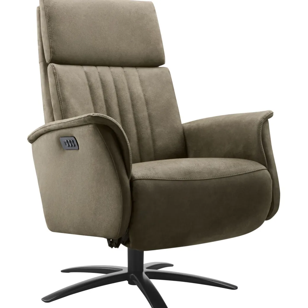 Outlet Pronto Wonen Relaxfauteuil Initio verstelbare rug en voetensteun