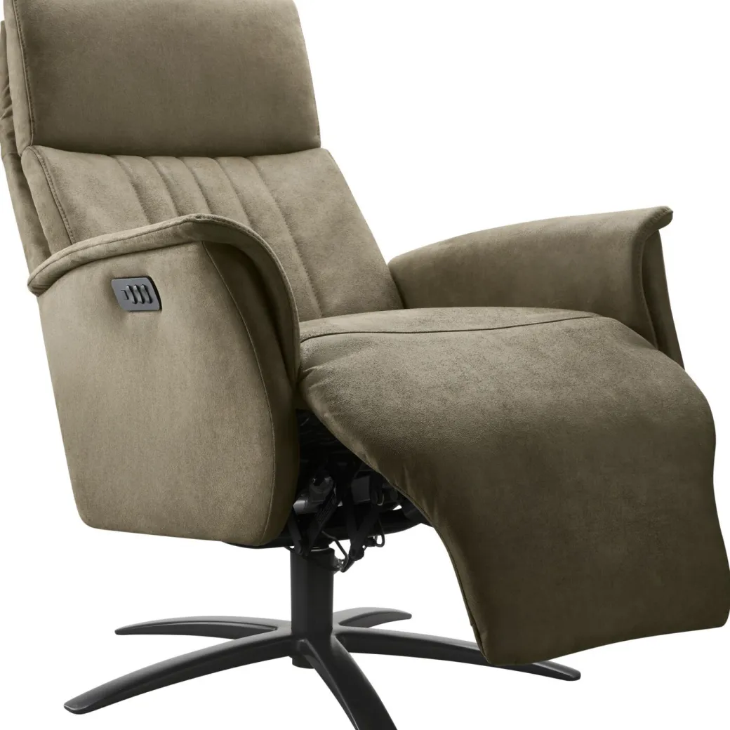 Outlet Pronto Wonen Relaxfauteuil Initio verstelbare rug en voetensteun