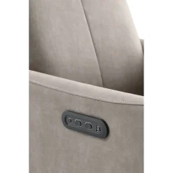 Outlet Pronto Wonen Relaxfauteuil Lanciare elektrisch lichtgrijs