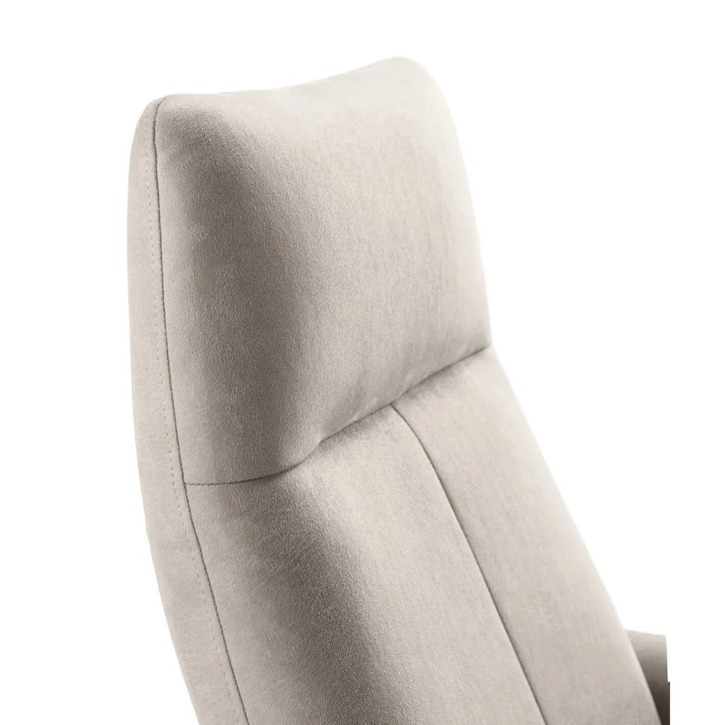 Outlet Pronto Wonen Relaxfauteuil Lanciare elektrisch lichtgrijs