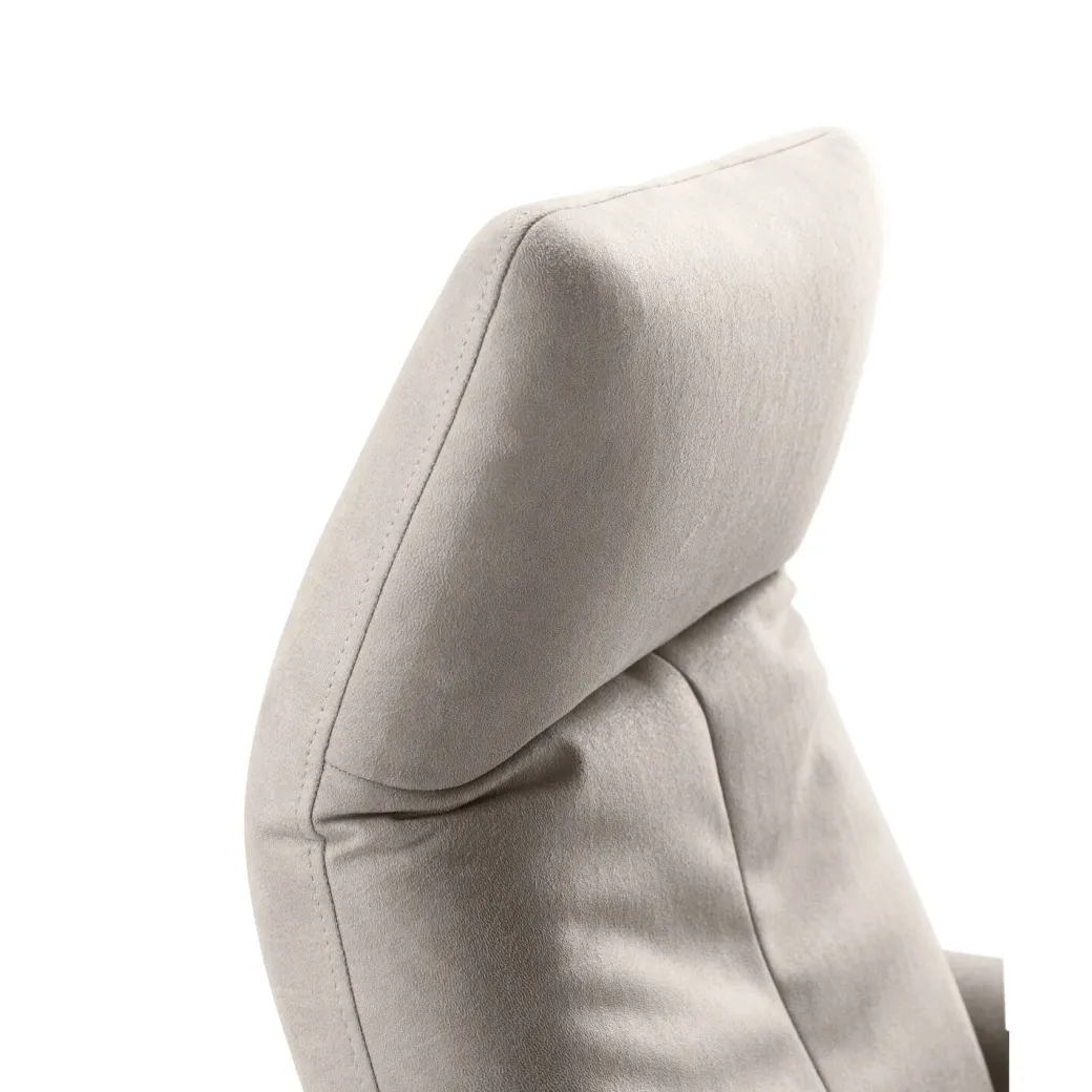 Outlet Pronto Wonen Relaxfauteuil Lanciare elektrisch lichtgrijs
