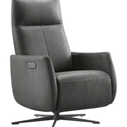 Outlet Pronto Wonen Relaxfauteuil Lanciare elektrisch antraciet