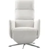 New Pronto Wonen Relaxfauteuil Moio verstelbare rug en voetensteun M lichtgrijs