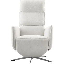 New Pronto Wonen Relaxfauteuil Moio verstelbare rug en voetensteun M lichtgrijs