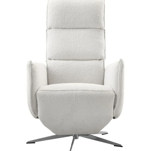 New Pronto Wonen Relaxfauteuil Moio verstelbare rug en voetensteun M lichtgrijs