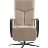 Best Pronto Wonen Relaxfauteuil Seduto elektrisch leder beige