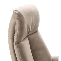 New Pronto Wonen Relaxfauteuil Serio beige donker hout premium comfort