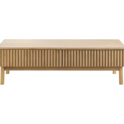 Outlet Pronto Wonen Salontafel Arrosto eikenhout 70x135 cm rechthoekig light roast