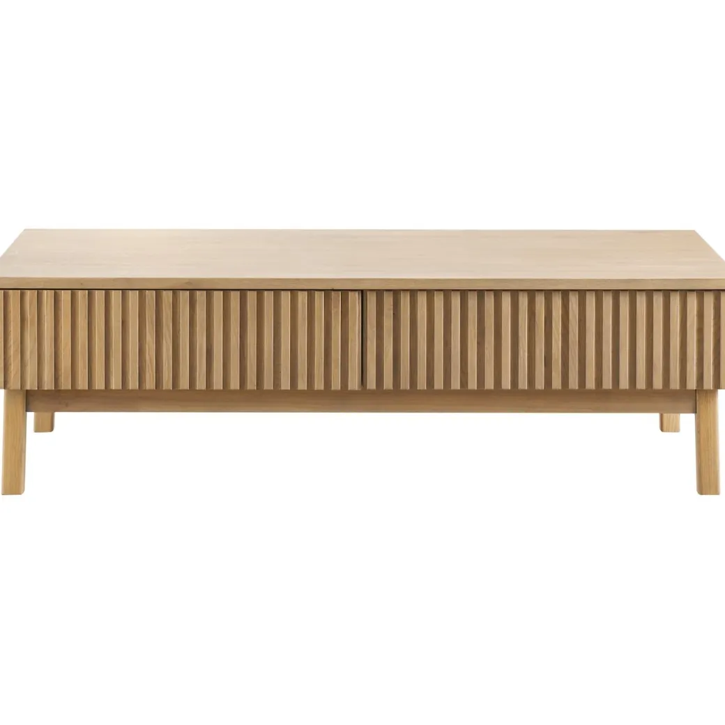 Outlet Pronto Wonen Salontafel Arrosto eikenhout 70x135 cm rechthoekig light roast