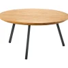 Sale Pronto Wonen Salontafel Aska teakhout 75 cm rond naturel brushed