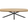 Discount Pronto Wonen Salontafel Aska teakhout 70x140 cm Deens ovaal naturel brushed