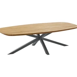 Discount Pronto Wonen Salontafel Aska teakhout 70x140 cm Deens ovaal naturel brushed