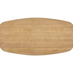 Discount Pronto Wonen Salontafel Aska teakhout 70x140 cm Deens ovaal naturel brushed