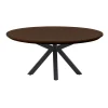Clearance Pronto Wonen Salontafel Belvio 90 cm rond dark oak