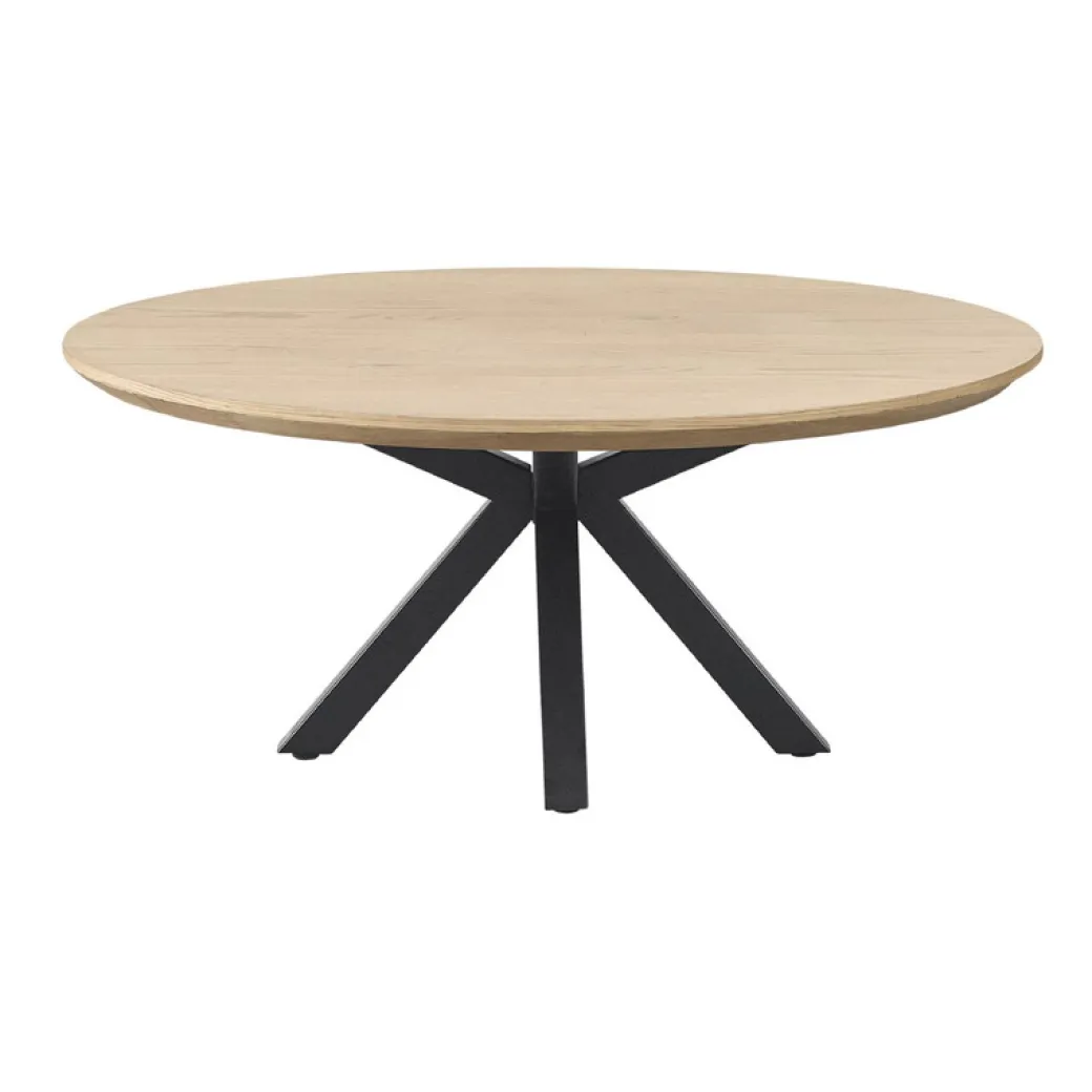 New Pronto Wonen Salontafel Belvio rond 90 light oak fineer