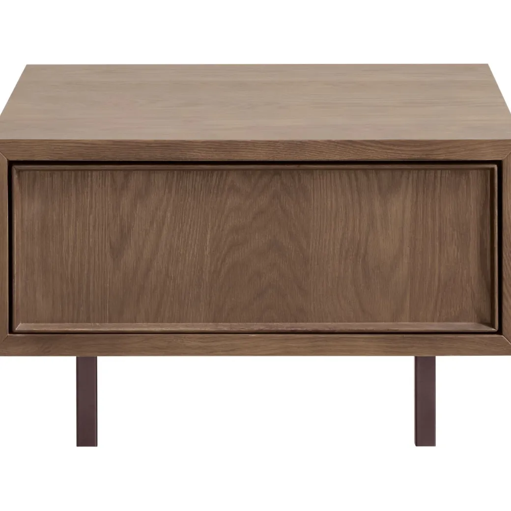 Best Pronto Wonen Salontafel Calvo bruin 64x64 cm vierkant