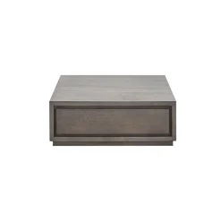 Pronto Wonen Salontafel Lavio eikenhout 86x86 cm vierkant grafiet