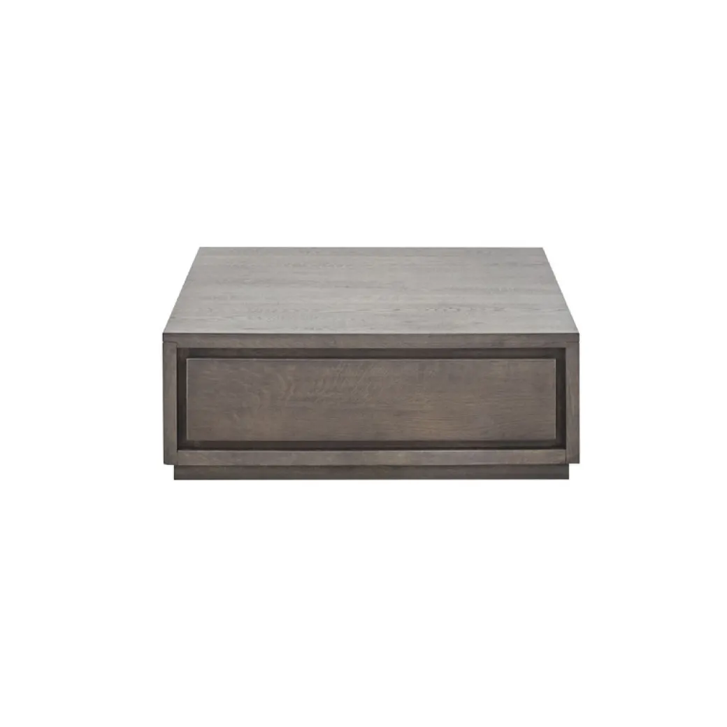 Pronto Wonen Salontafel Lavio eikenhout 86x86 cm vierkant grafiet