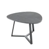 New Pronto Wonen Salontafel Lineto 47x61 cm organisch zwart keramiek