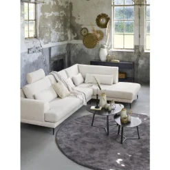 Online Pronto Wonen Salontafel Lineto 64x80 cm organisch zwart keramiek