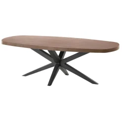 Best Pronto Wonen Salontafel Mascaro 135x67 cm Deens ovaal dark mango