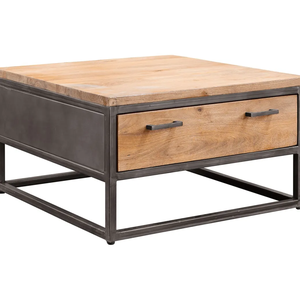 Clearance Pronto Wonen Salontafel Mesola 75x75 cm vierkant mango natural
