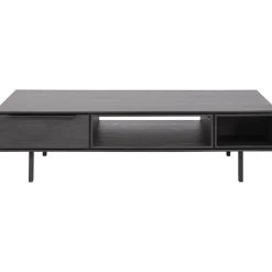Pronto Wonen Salontafel Nero 67x135 cm rond noir