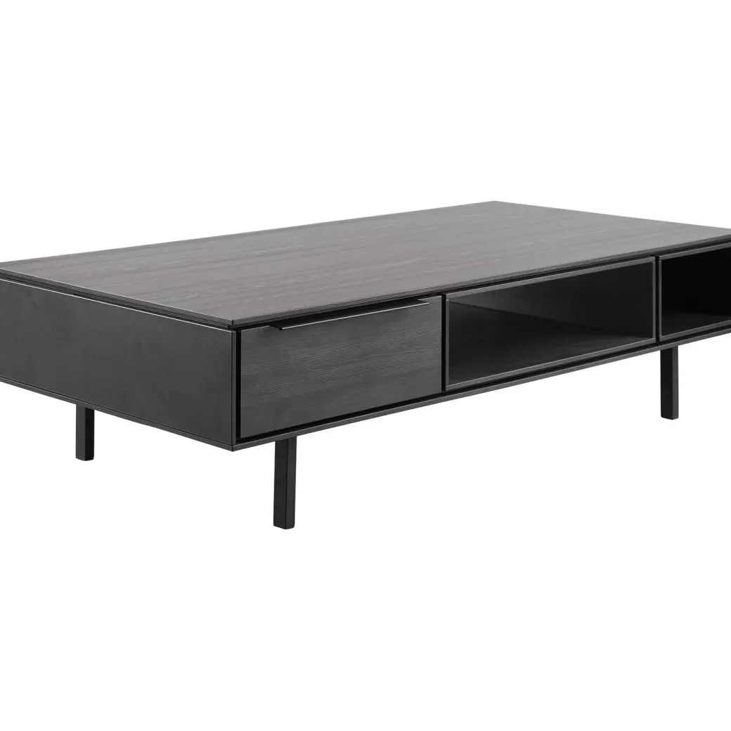 Pronto Wonen Salontafel Nero 67x135 cm rond noir
