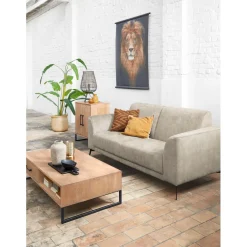 Best Pronto Wonen Salontafel Piastra 126x64 cm zwart