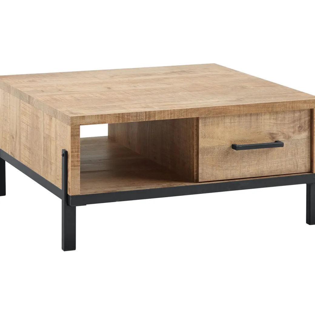 Clearance Pronto Wonen Salontafel Ricardi 90x90 cm vierkant mango