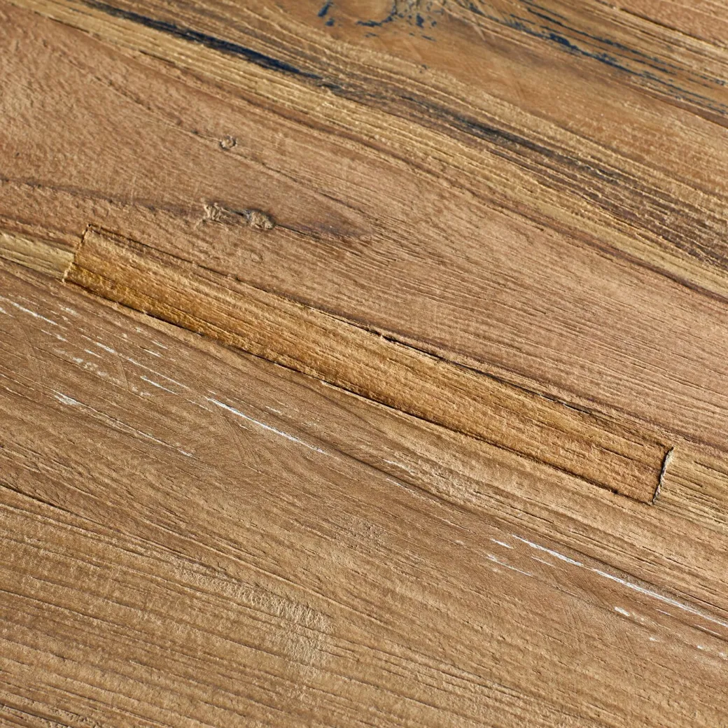 Hot Pronto Wonen Salontafel Romaro 65 cm rond teak mix rough