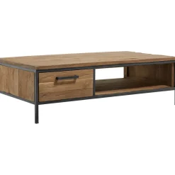 New Pronto Wonen Salontafel Romaro teakhout 135x67 cm rechthoekig mix rough