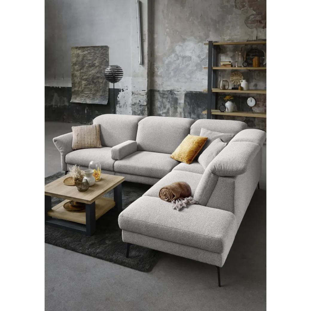Discount Pronto Wonen Salontafel Verato eikenhout 70x70 cm vierkant naturel grey
