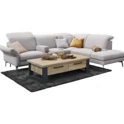Sale Pronto Wonen Salontafel Verato eikenhout 70x140 cm rechthoekig natural grey
