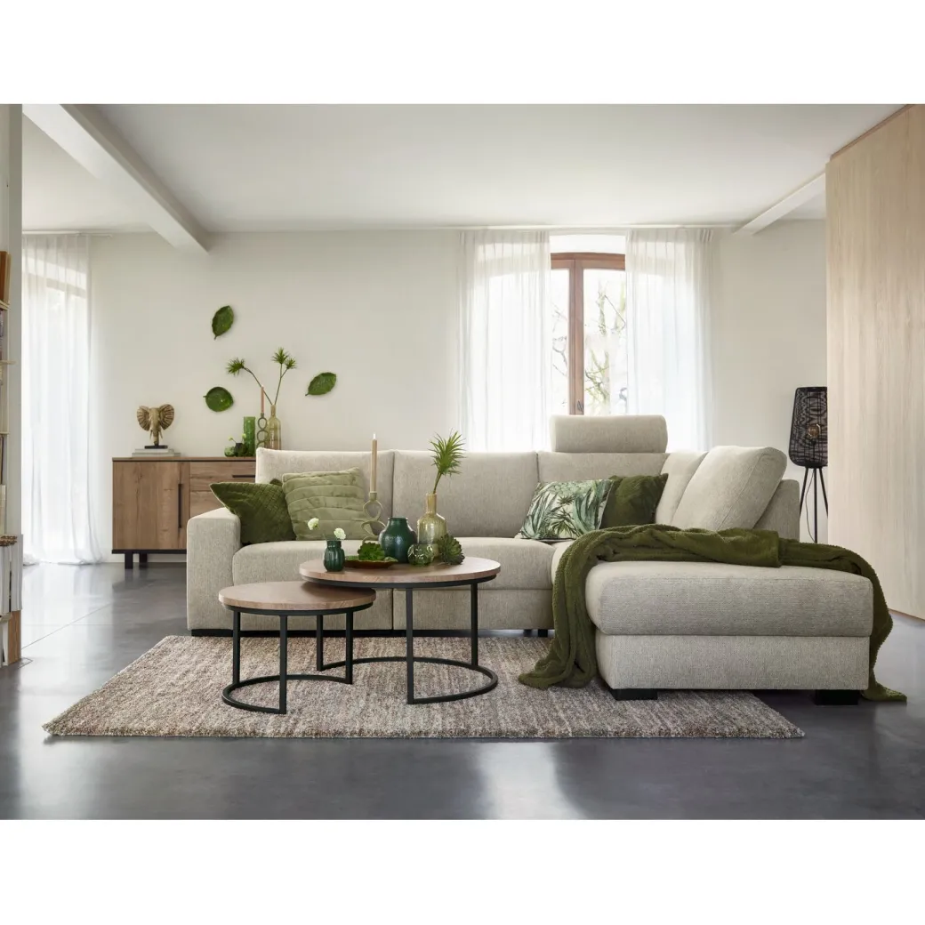 Sale Pronto Wonen Salontafelset Lunata 55 en 75 cm rond barley