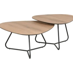 Clearance Pronto Wonen Salontafelset Tidino 67 en 83 cm organisch