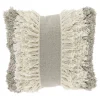 New Pronto Wonen Sierkussen Antrona 45x45cm grijs kwasten