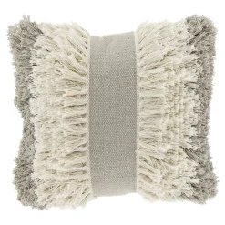 New Pronto Wonen Sierkussen Antrona 45x45cm grijs kwasten