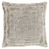 Pronto Wonen Sierkussen Banchette 45x45 cm grijs