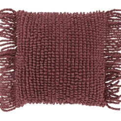 Pronto Wonen Sierkussen Canevino 45x45cm bordeauxrood