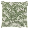 Hot Pronto Wonen Sierkussen Canosa groen met palmboomtakken