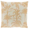 Discount Pronto Wonen Sierkussen Canosa oranje met palmboom print