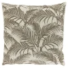 Sale Pronto Wonen Sierkussen Canosa taupe met palmboomtakken