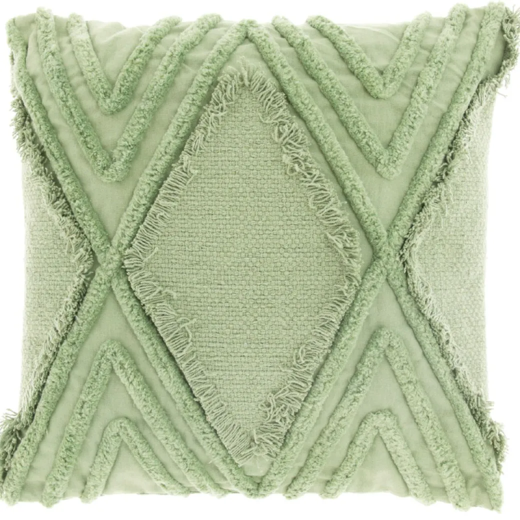 Clearance Pronto Wonen Sierkussen Civo 45x45cm groen