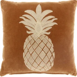 Sale Pronto Wonen Sierkussen Gorduno ananas 45x45cm camel